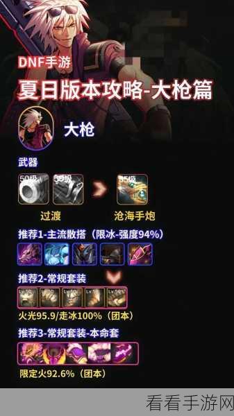 DNF 男大枪光火流派激战，最佳战斗策略全解析
