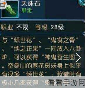 诛仙手游天诛石获取攻略，解锁珍稀道具的秘籍