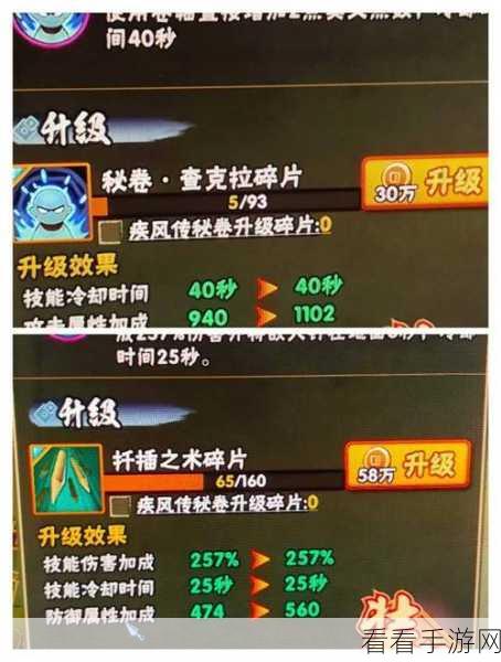 火影忍者手游，顶尖玩家揭秘！秘卷搭配攻略与实战解析