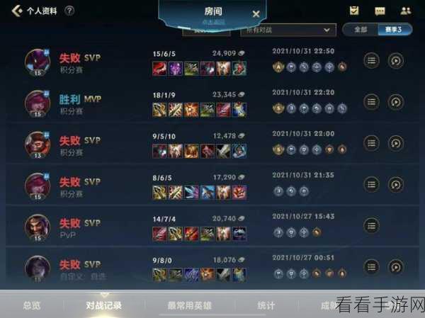 LOL 手游巅峰赛大揭秘，深度剖析手游段位竞技全体系