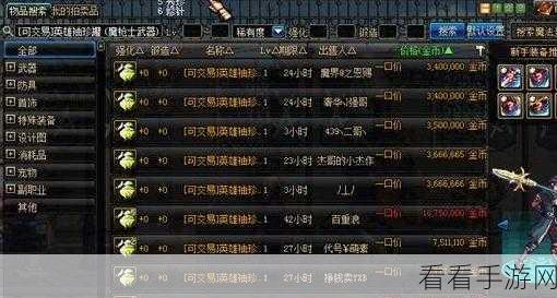 揭秘地下城与勇士搬砖文化，游戏内的财富秘籍