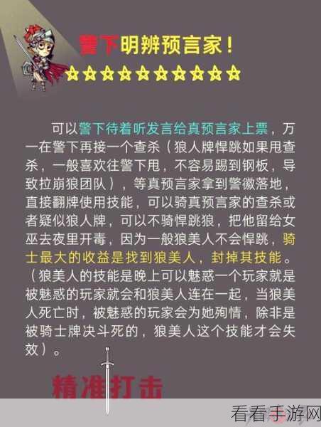 狼人杀深度攻略,掌握规则与技巧,成为推理大师