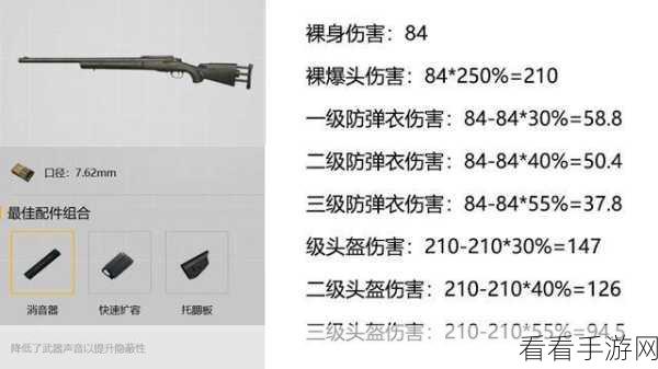 绝地求生顶尖攻略，AWM狙击枪伤害最大化配件搭配与实战射击秘籍