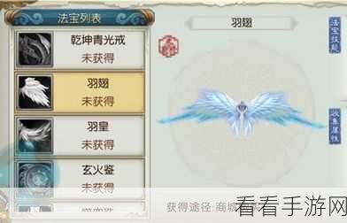 诛仙手游法宝羽翅获取全攻略，解锁炫酷飞行新姿势