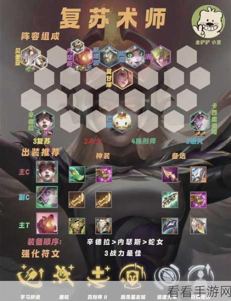 云顶之弈S5赛季，揭秘复生魔女刺阵容的制胜之道