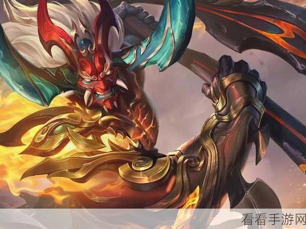 王者荣耀，典韦战鼓燎原皮肤全技能揭秘，战场上的烈火战神！
