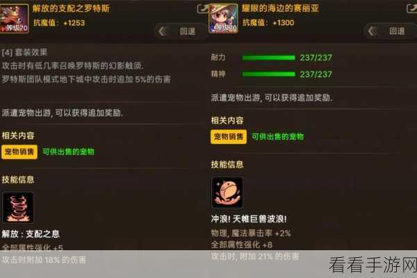 DNF阿修罗宠物选择指南，物攻还是魔攻？深度解析助你战力飙升！