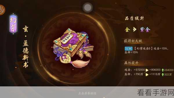 手游攻略，揭秘少年三国志2中幻紫符的高效使用技巧