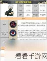 火影忍者手游，顶尖玩家揭秘卡卡西秘卷搭配策略
