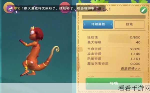 手游攻略，全面解析创造与魔法宠物资质提升秘籍