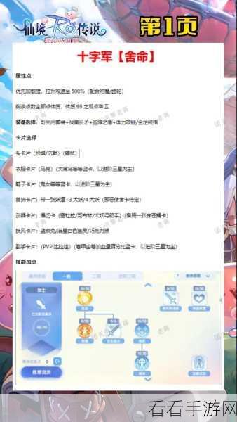 仙境传说 RO，守护永恒的爱 肉十字军超强攻略——素质技能加点与符文秘诀