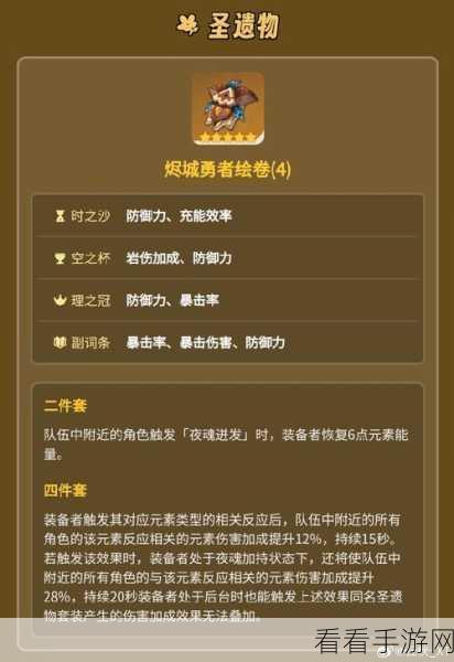 原神卡齐娜圣遗物搭配秘籍大揭秘