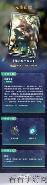 崩坏星穹铁道，黑天鹅光锥的最佳抉择指南