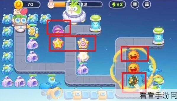 保卫萝卜 4 太空穿越 22 关，星际称霸的无敌布局攻略