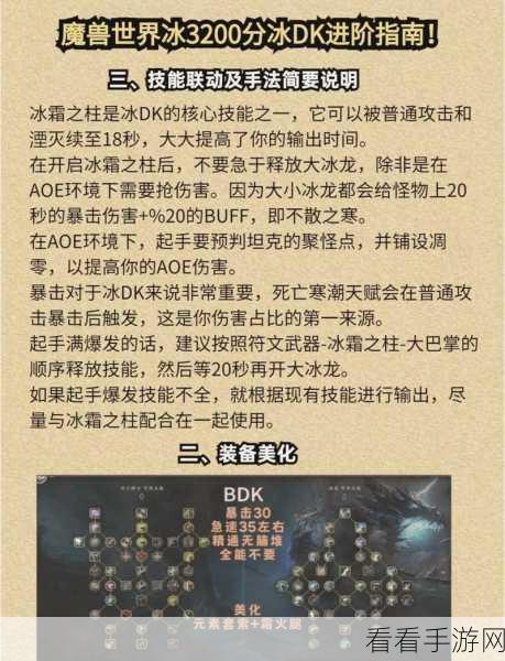魔兽世界 WLK，冰 DK 输出秘籍大公开