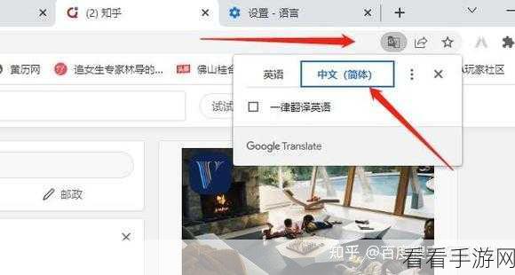 轻松搞定谷歌浏览器网页自动翻译语言添加秘籍