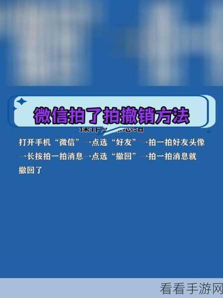 微信拍一拍撤回，究竟有无记录且他人能否看到？