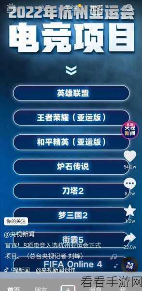 亚运会电竞风云,游戏项目全解析与精彩对决前瞻