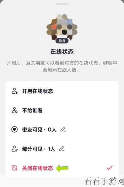 抖音在线状态轻松关闭秘籍，图文详解教程