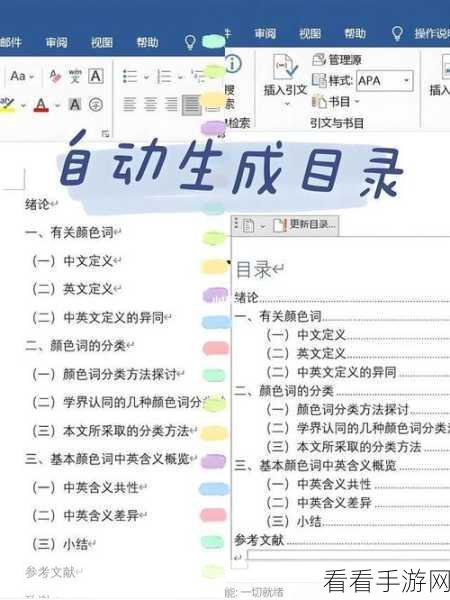 WPS Word 多级标题与自动生成目录秘籍