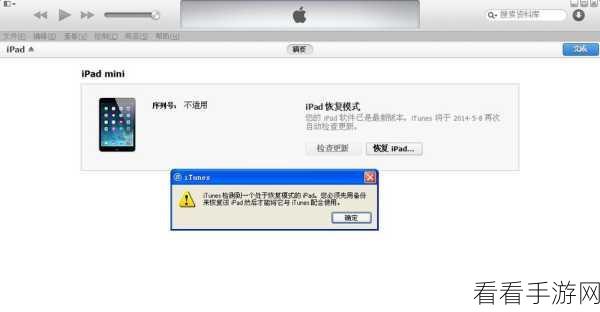 iPad 恢复出厂设置进度条卡住？终极解决秘籍在此！