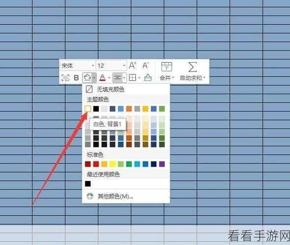 WPS Excel 单元格背景颜色设置秘籍