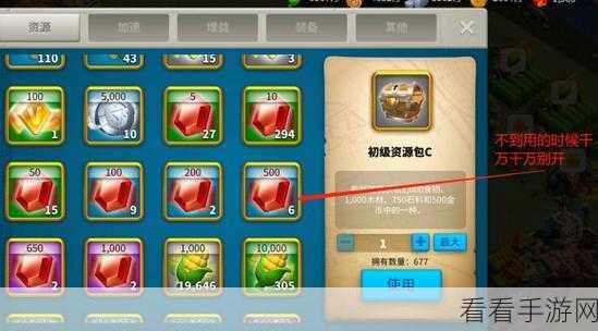 万国觉醒氪金指南,必备道具精选与高效购买策略