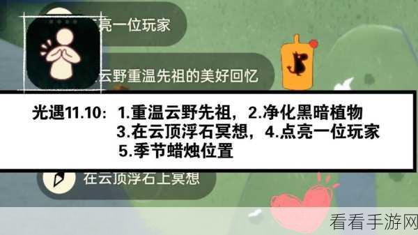 光遇深度攻略，揭秘净化十株黑暗植物的高效技巧