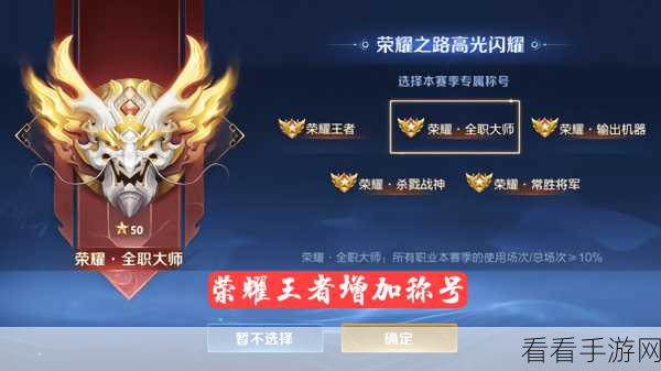 王者荣耀荣耀标志全解析,盾牌背后的荣耀之路