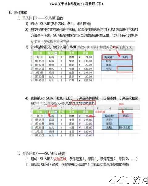 WPS Excel 中数值带文字求和秘籍大公开