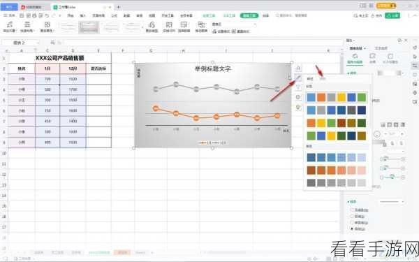 WPS Excel 图表线条颜色轻松改，秘籍在此！