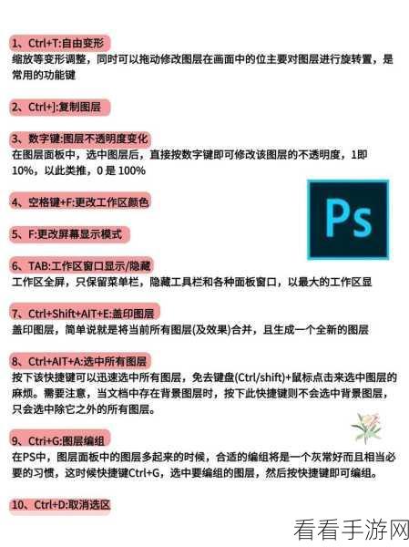 Photoshop 自由变换快捷键大揭秘及详细教程