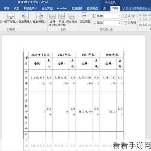 轻松学会！Word 制作三线表的绝佳教程