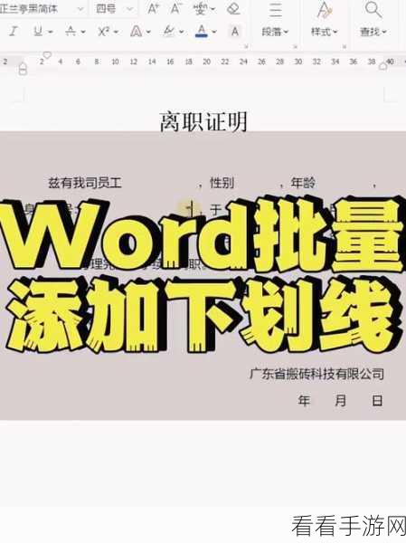 轻松搞定 WPS 文字报告封面下划线对齐秘籍