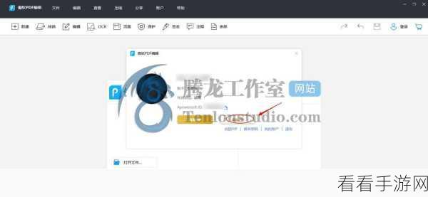 傲软 PDF 编辑页面标尺显示秘籍