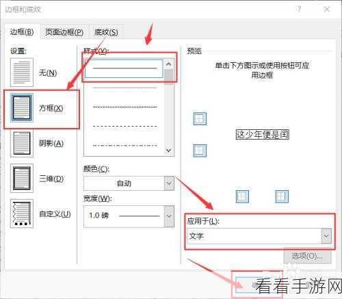 轻松搞定 WPS Word 文字双线边框设置秘籍