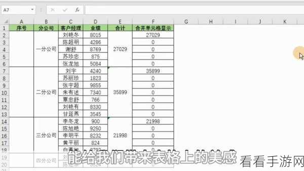 Excel 单元格合并秘籍,让相同内容快速整合