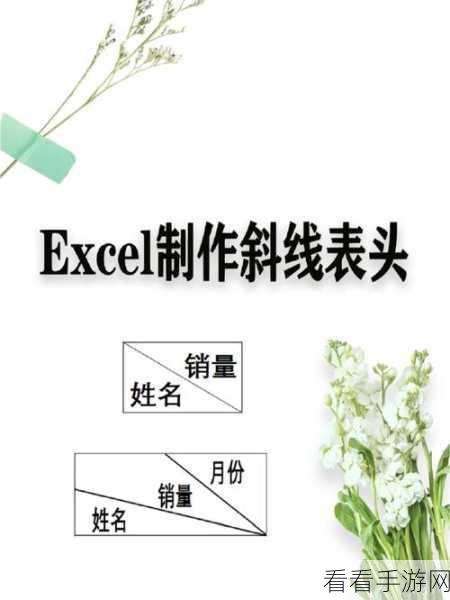 轻松搞定 Excel 倾斜表头制作秘籍