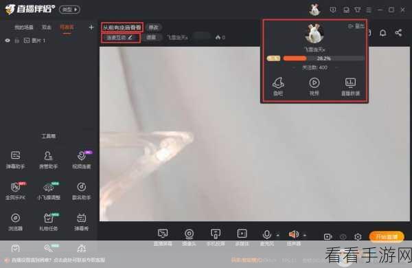 斗鱼直播伴侣电脑版，图片素材添加秘籍大公开