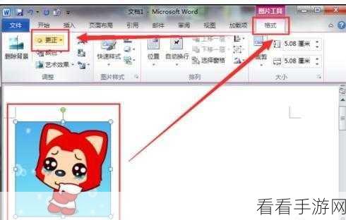 Word 文档图片对比度提升秘籍