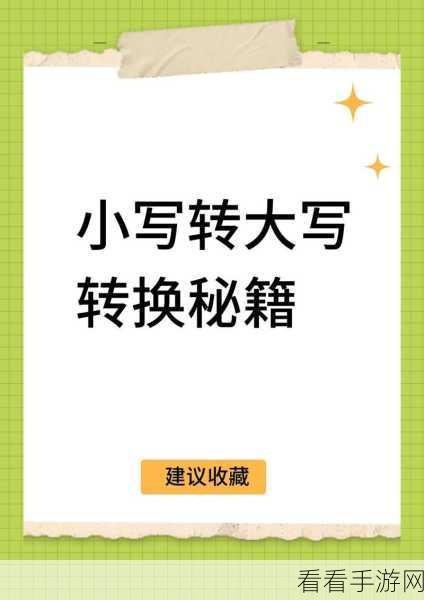 Notepad 字母大小写转换秘籍,批量转换小写字母为大写的妙招
