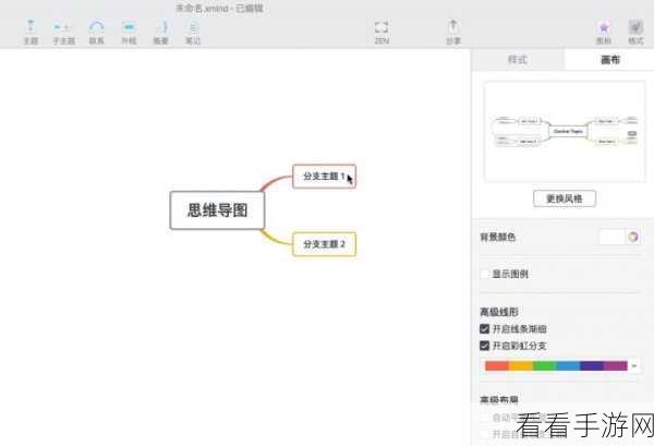 掌握 XMind 子主题框选与外框添加秘籍