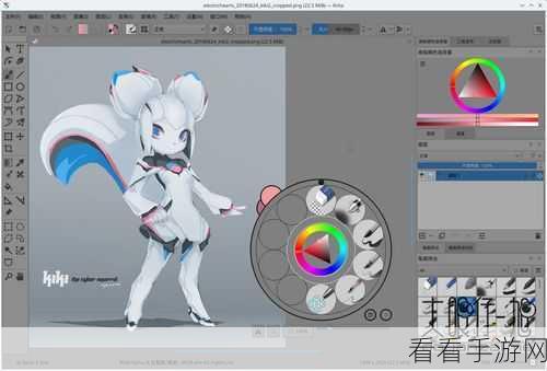 掌握 Krita 对称绘画工具的秘诀