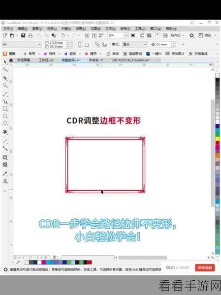 CorelDRAW 中图片自由变形秘籍，拉伸技巧全解析