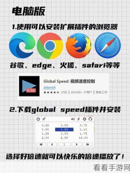 轻松解决火狐浏览器视频不能倍数播放难题