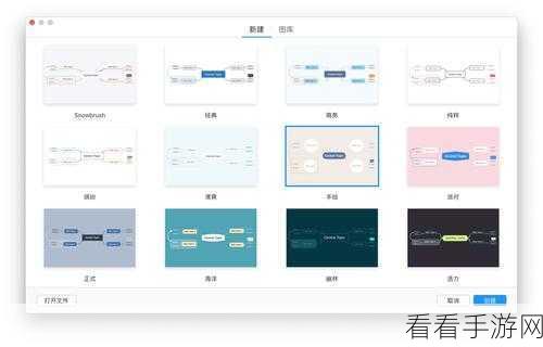 掌握 XMind 多自由主题居中对齐秘籍