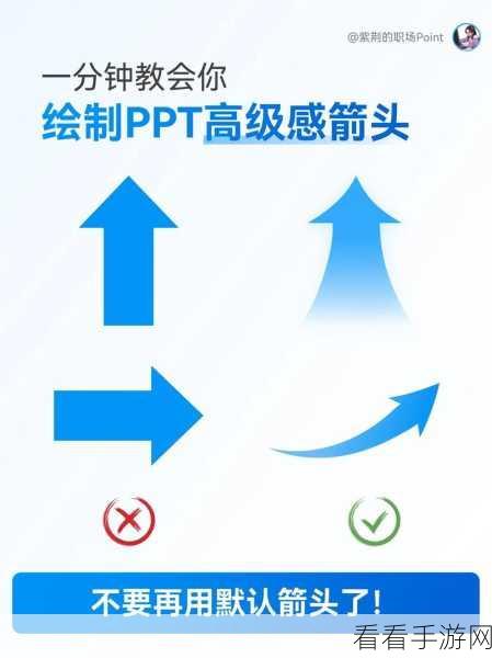 PPT 绘制精美带尾箭头秘籍大公开