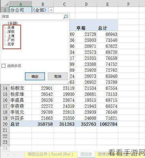 轻松搞定 Excel 透视图数据源重选，详细教程与技巧