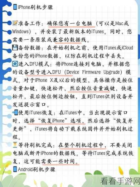 苹果手机刷机秘籍，两招搞定，轻松焕新！