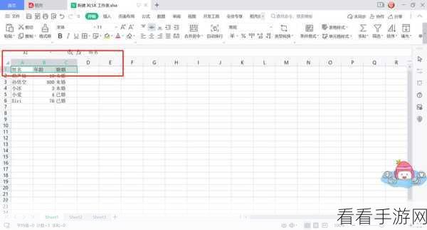 WPS Excel 筛选后一键全显内容秘籍